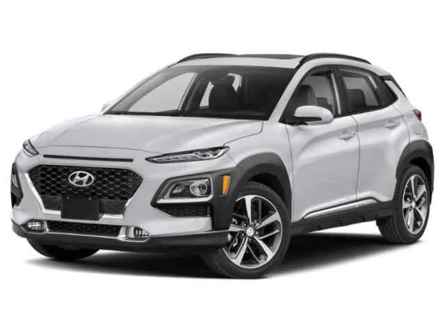 White 2020 Hyundai Kona Limited for sale in Des Moines, IA