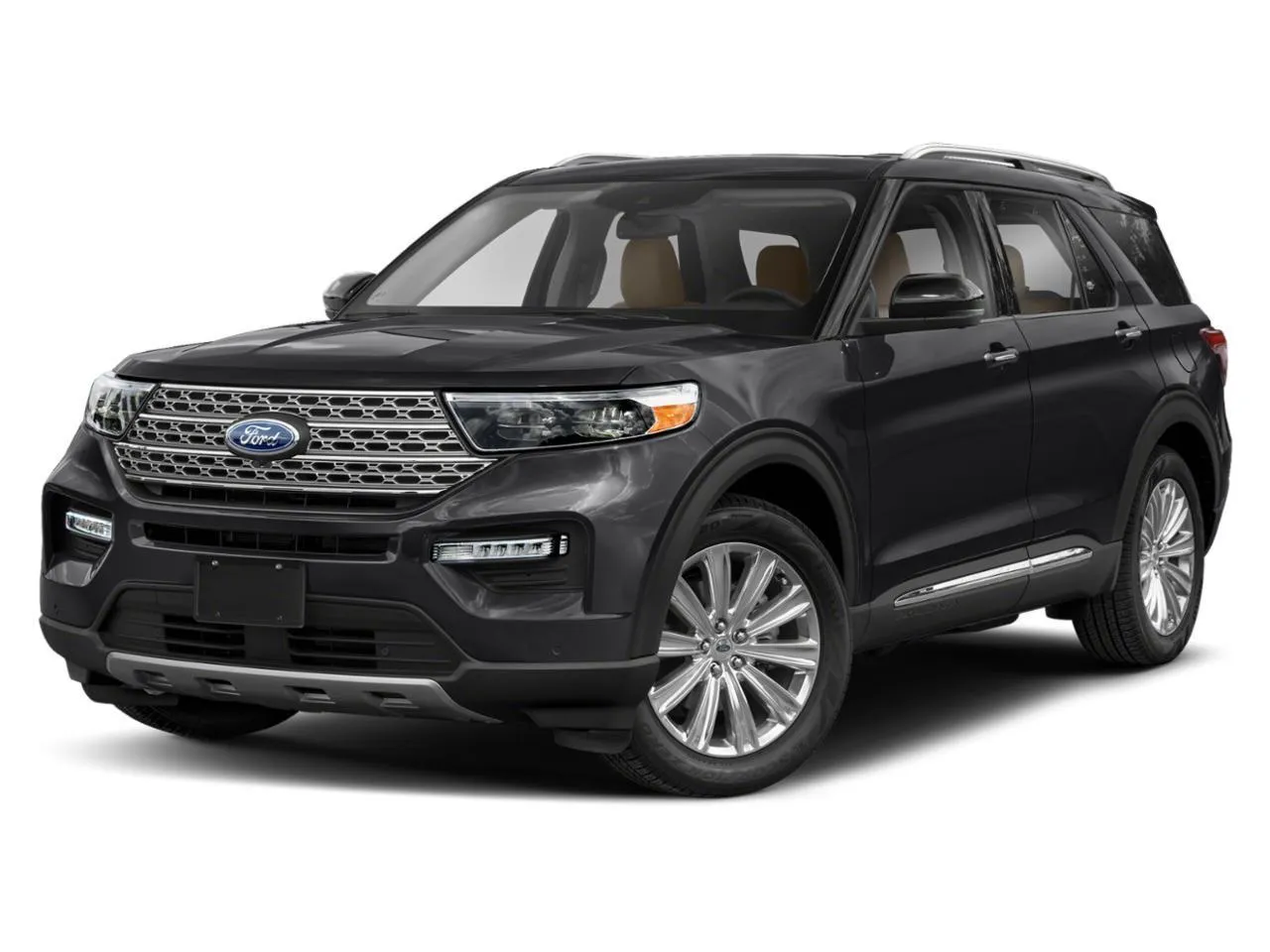 Black 2021 Ford Explorer Limited for sale in Des Moines, IA