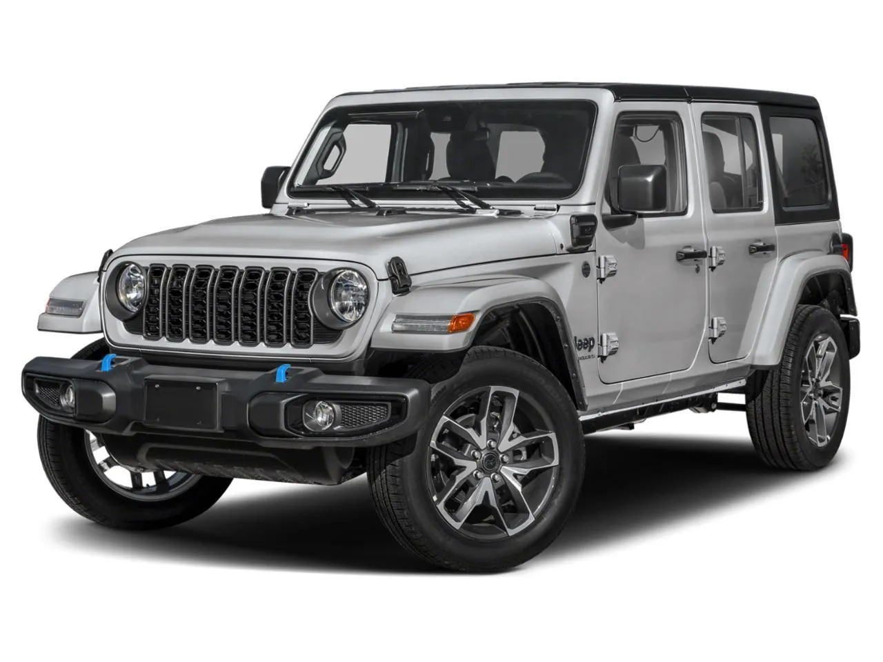 Silver 2024 Jeep Wrangler 4xe Rubicon for sale in Des Moines, IA