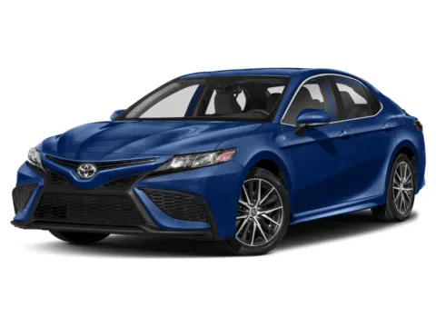 Blue 2023 Toyota Camry SE for sale in Des Moines, IA