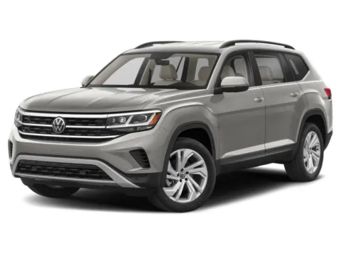 Silver 2023 Volkswagen Atlas 3.6L V6 SE w/Technology for sale in Des Moines, IA