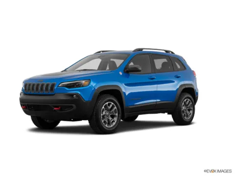 Blue 2021 JEEP CHEROKEE TRAILH Trailhawk for sale in Des Moines, IA
