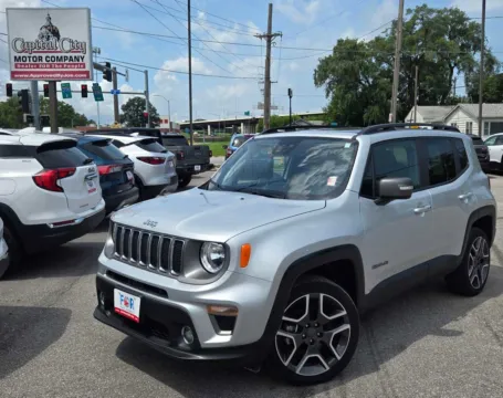 Silver 2021 Jeep Renegade Limited for sale in Des Moines, IA