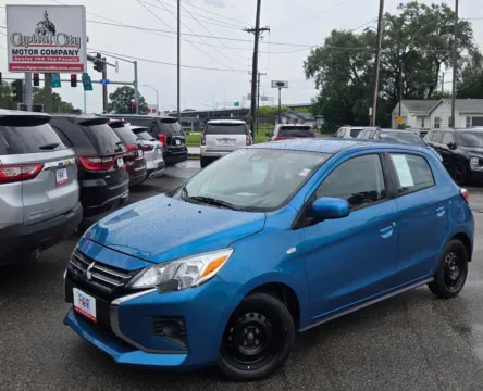 Blue 2021 Mitsubishi Mirage ES for sale in Des Moines, IA