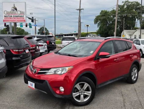 Red 2015 Toyota RAV4 XLE for sale in Des Moines, IA