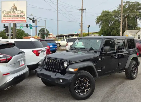 Black 2021 Jeep Wrangler Unlimited Sport S for sale in Des Moines, IA