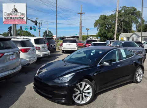 Black 2018 Tesla Model 3 Long Range Battery for sale in Des Moines, IA