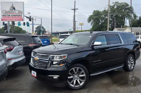 Black 2015 Chevrolet Suburban LTZ for sale in Des Moines, IA