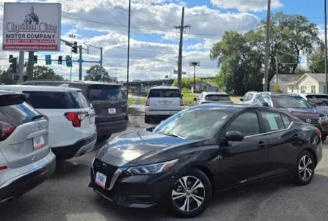 Black 2023 Nissan Sentra SV for sale in Des Moines, IA