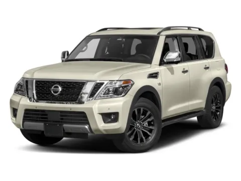 White 2017 Nissan Armada Platinum for sale in Des Moines, IA