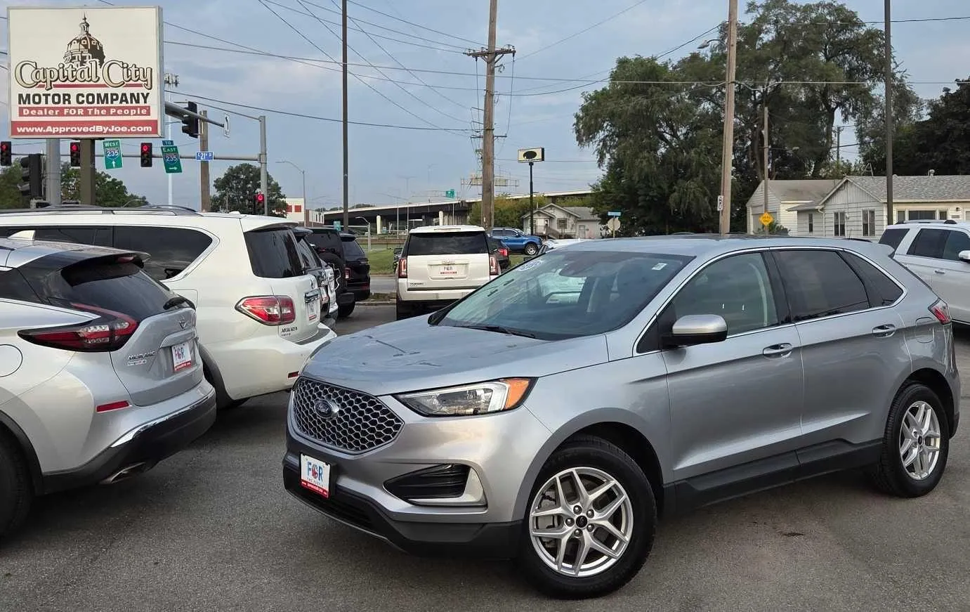 Black 2023 Ford Edge SEL for sale in Des Moines, IA