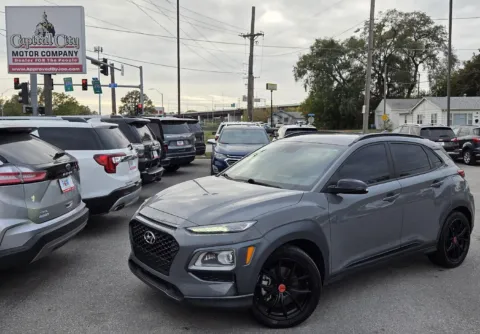 Gray 2021 Hyundai Kona NIGHT for sale in Des Moines, IA
