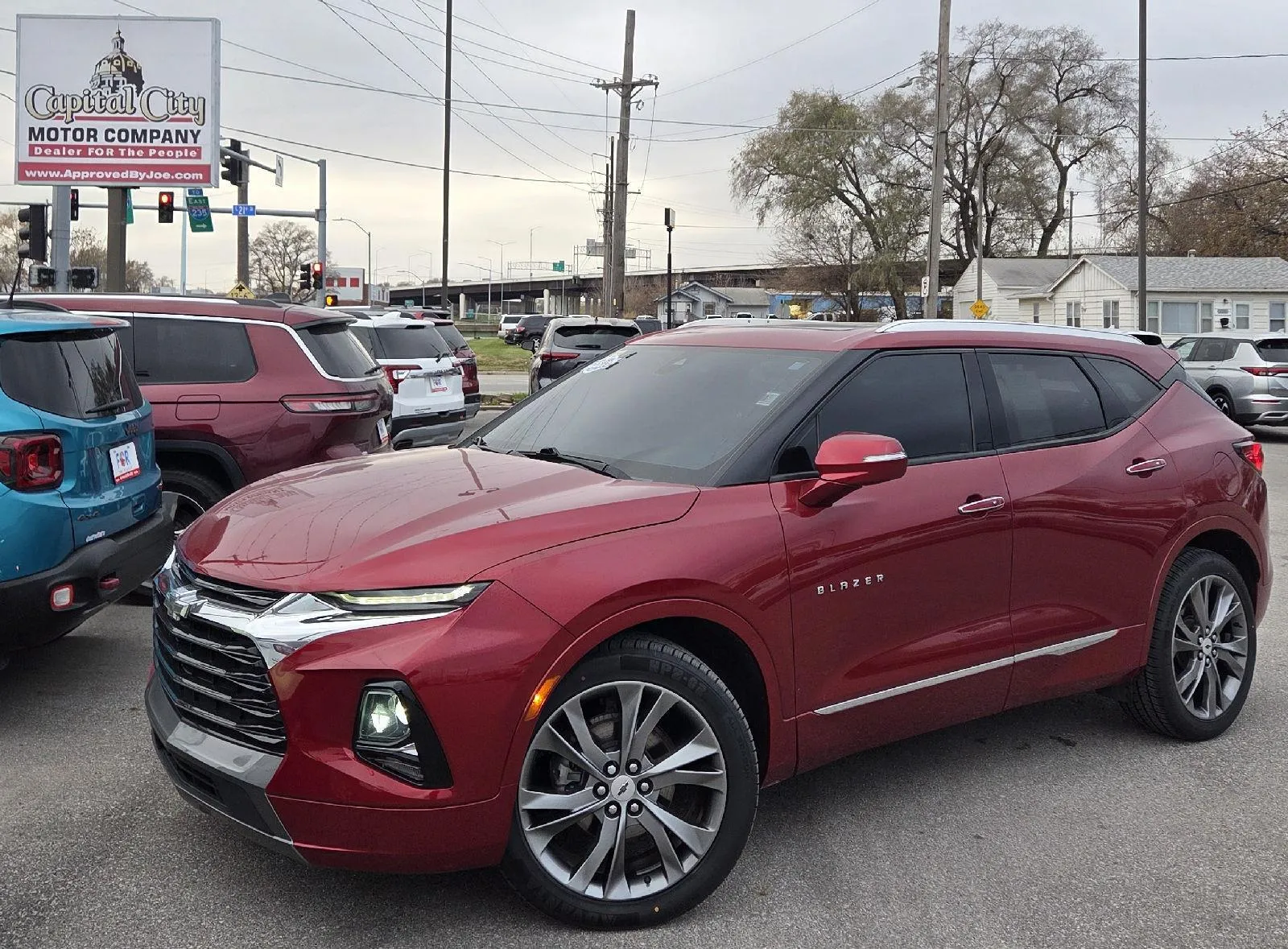 Red 2021 Chevrolet Blazer Premier for sale in Des Moines, IA