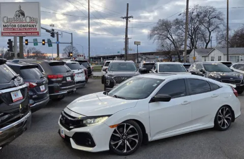 White 2019 Honda Civic Si Sedan for sale in Des Moines, IA