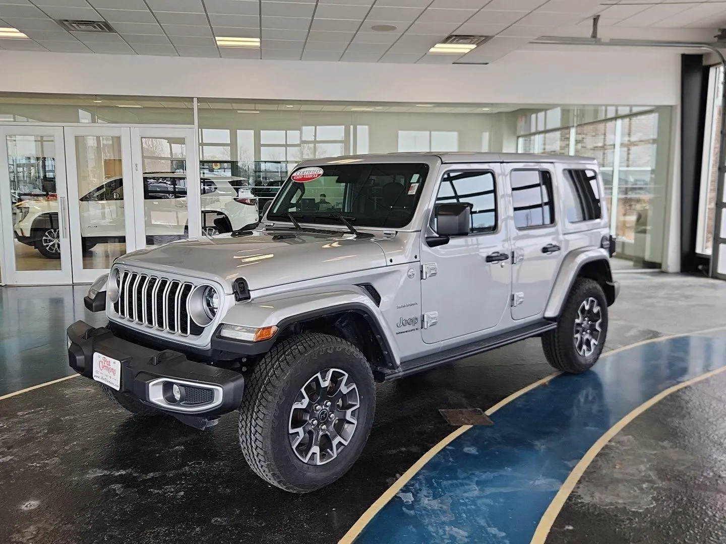 Silver 2024 Jeep Wrangler Sahara for sale in Boone, IA