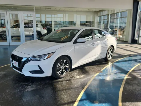 White 2023 Nissan Sentra SV for sale in Boone, IA