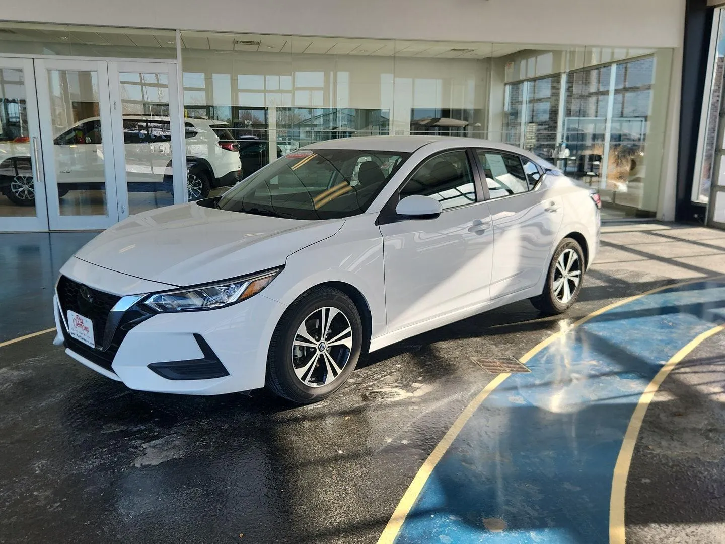 White 2023 Nissan Sentra SV for sale in Boone, IA