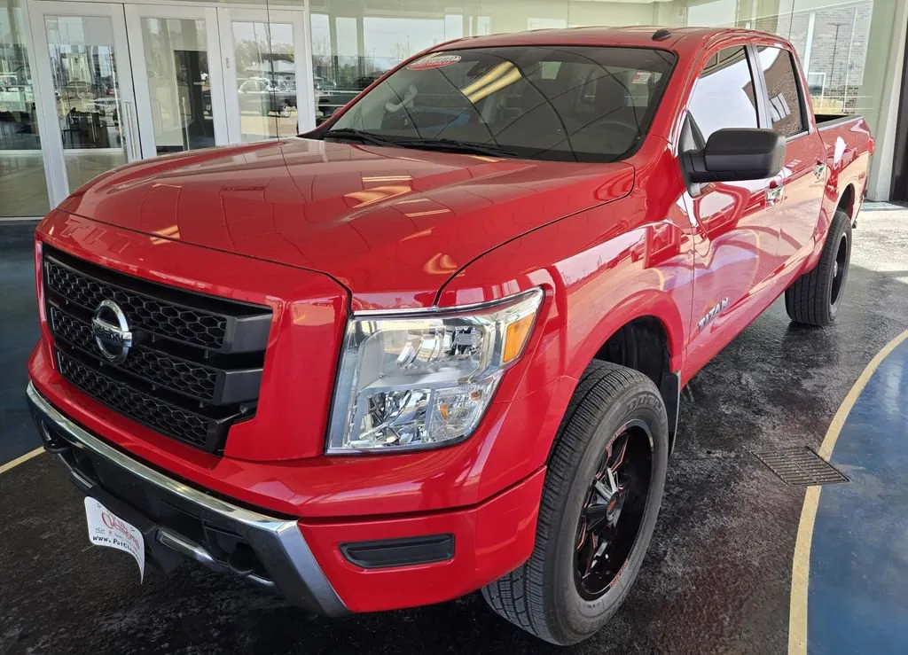 Red 2021 Nissan Titan SV for sale in Boone, IA