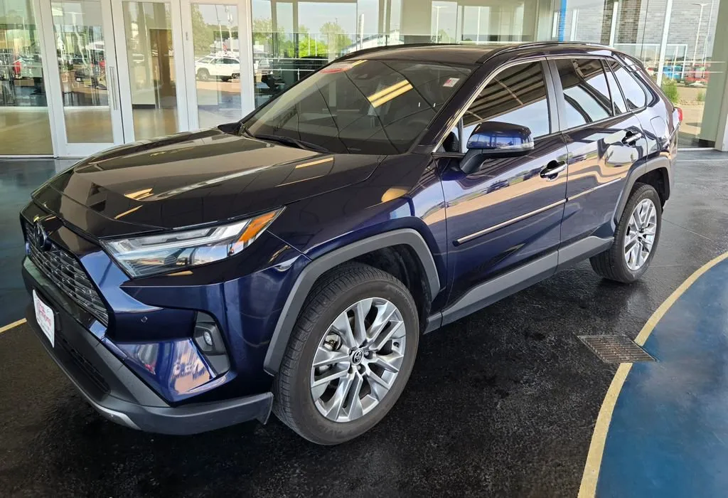Blue 2023 Toyota RAV4 Limited for sale in Boone, IA