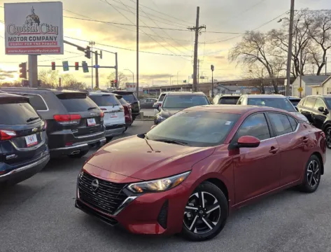 Red 2024 Nissan Sentra SV for sale in Des Moines, IA