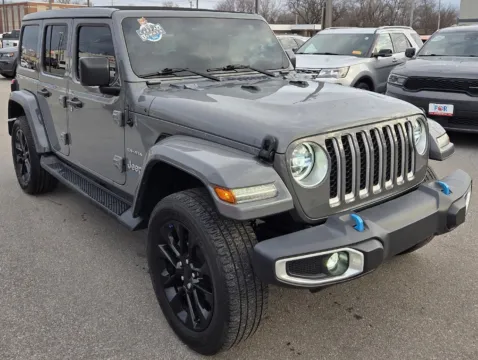 Photos of 2023 Jeep Wrangler 4xe Sahara for sale in Des Moines, IA at Capital City Motor Company