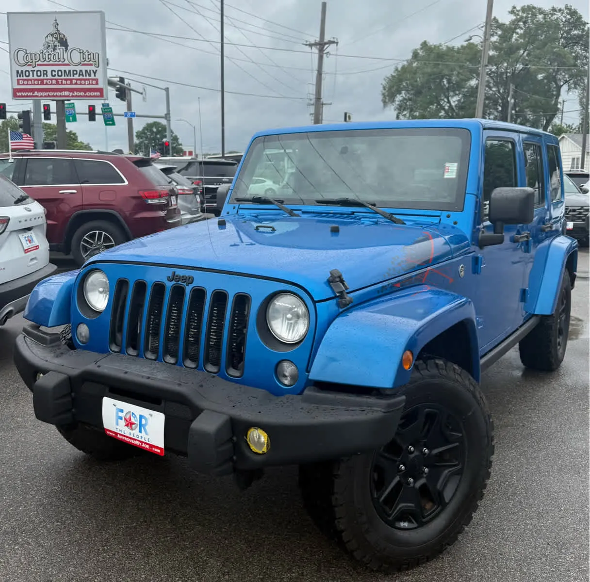 Blue 2016 Jeep Wrangler Unlimited Backcountry for sale in Des Moines, IA