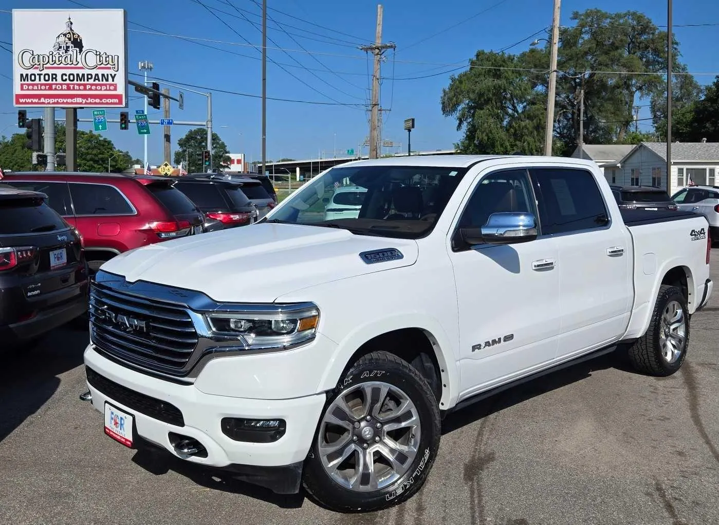 White 2022 Ram 1500 Longhorn for sale in Des Moines, IA