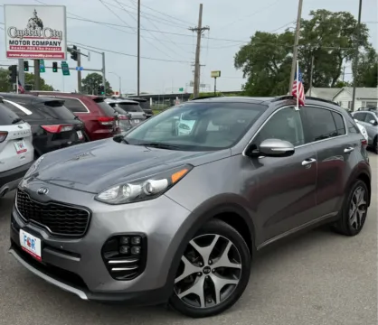 Silver 2018 Kia Sportage SX Turbo for sale in Des Moines, IA