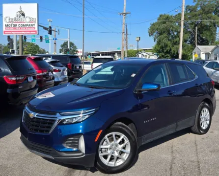 Blue 2022 Chevrolet Equinox LT for sale in Des Moines, IA