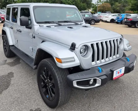 Photos of 2023 Jeep Wrangler 4xe Sahara for sale in Des Moines, IA at Capital City Motor Company