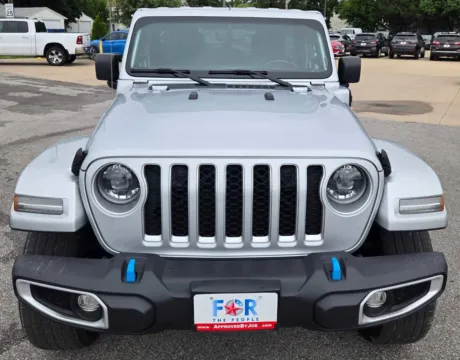Another view of 2023 Jeep Wrangler 4xe Sahara for sale in Des Moines, IA at Capital City Motor Company