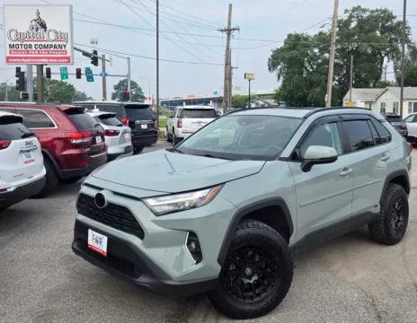 Gray 2022 Toyota RAV4 Hybrid XLE for sale in Des Moines, IA