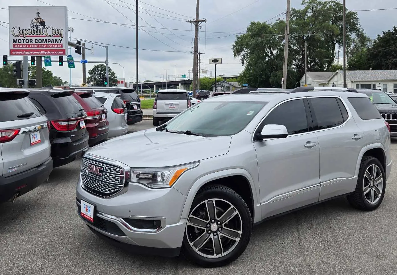 Silver 2019 GMC Acadia Denali for sale in Des Moines, IA
