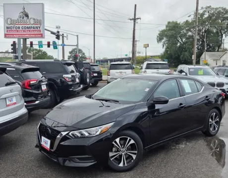 Black 2023 Nissan Sentra SV for sale in Des Moines, IA