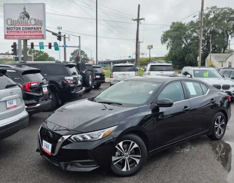 Black 2023 Nissan Sentra SV for sale in Des Moines, IA