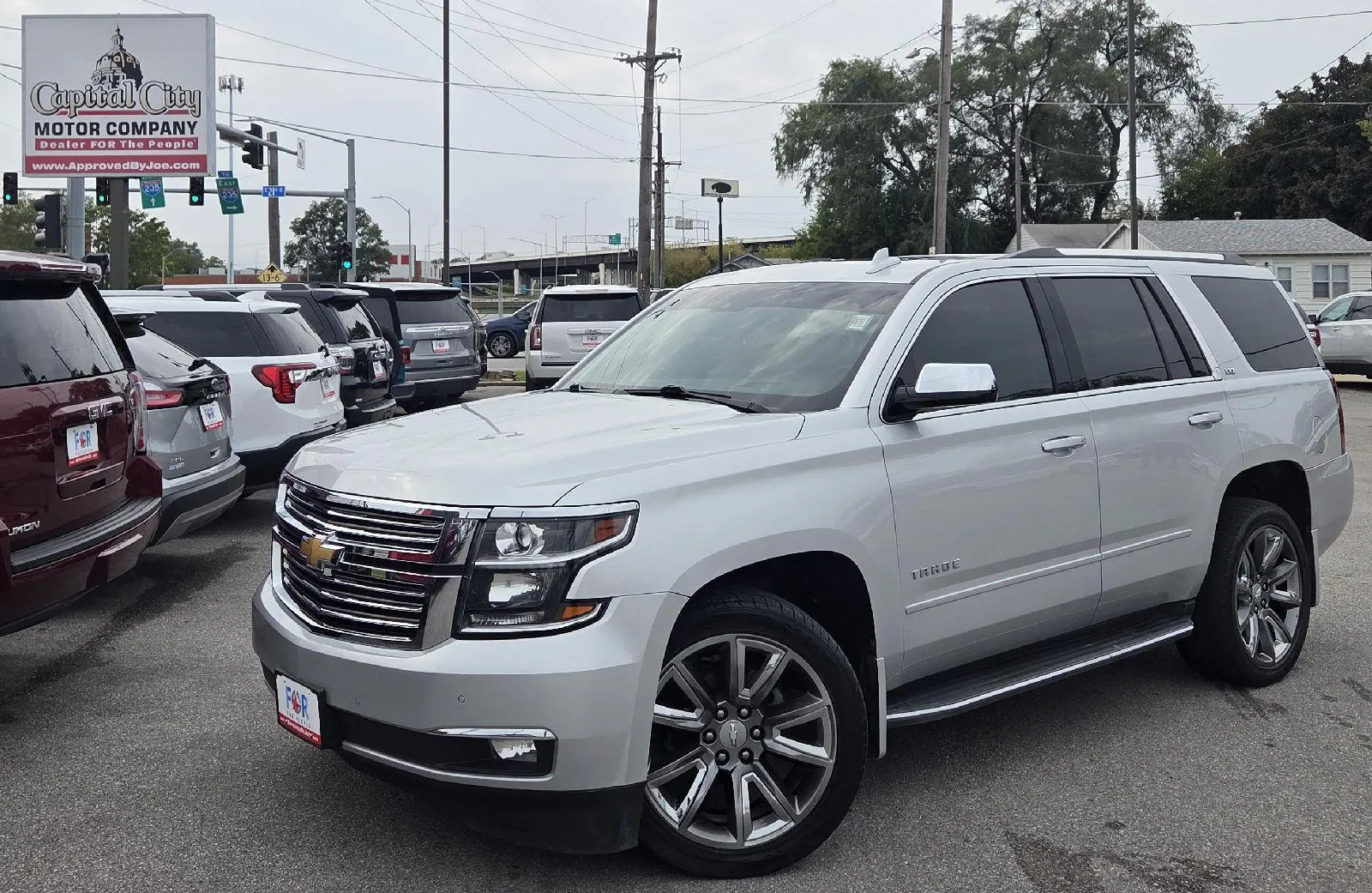 Silver 2016 Chevrolet Tahoe LTZ for sale in Des Moines, IA