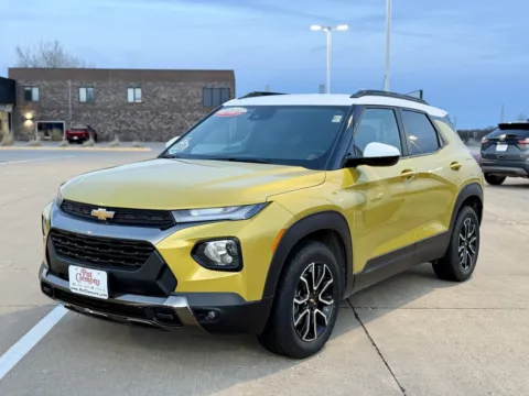 Yellow 2023 Chevrolet Trailblazer ACTIV for sale in Boone, IA