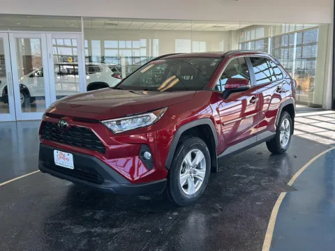 Red 2021 Toyota RAV4 XLE for sale in Boone, IA