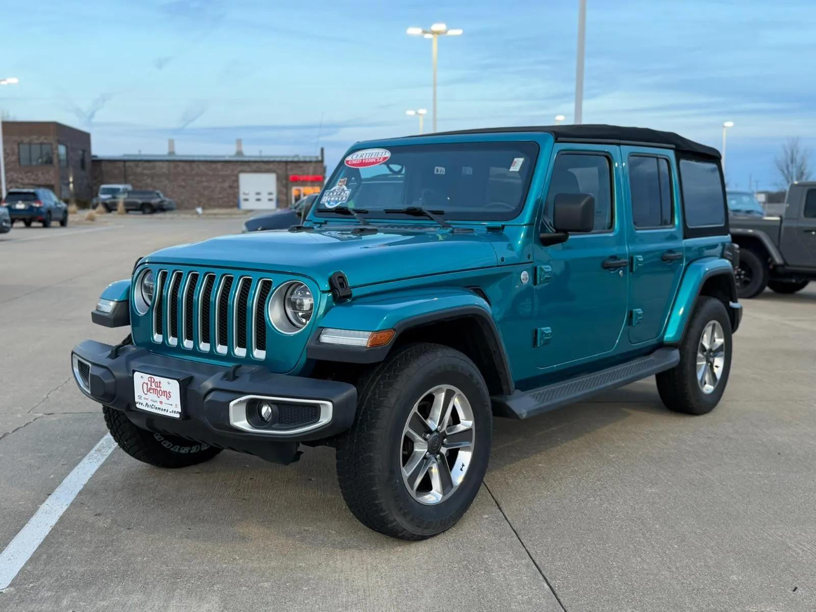 Blue 2020 Jeep Wrangler Unlimited Sahara for sale in Boone, IA