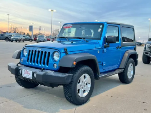 Blue 2016 Jeep Wrangler Sport for sale in Boone, IA