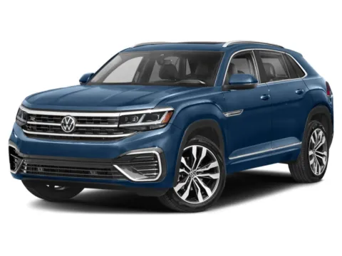 Blue 2020 Volkswagen Atlas Cross Sport 3.6L V6 SEL Premium R-Line for sale in Boone, IA