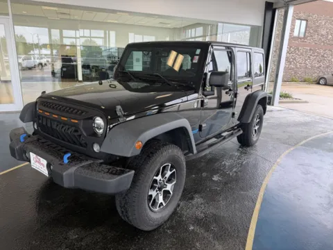 Black 2015 Jeep Wrangler Unlimited Sport for sale in Boone, IA