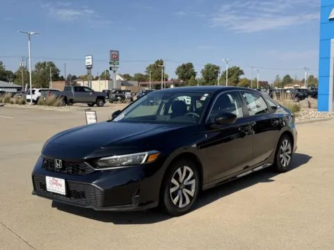 Black 2025 Honda Civic Sedan LX for sale in Boone, IA