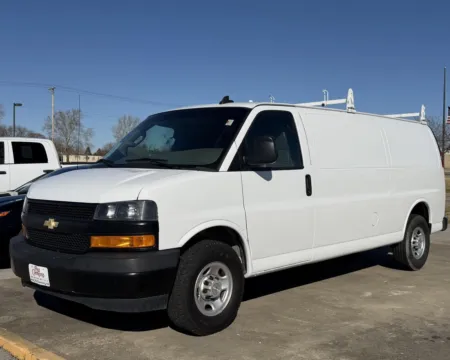 White 2019 Chevrolet Express Cargo Van Work Van for sale in Boone, IA