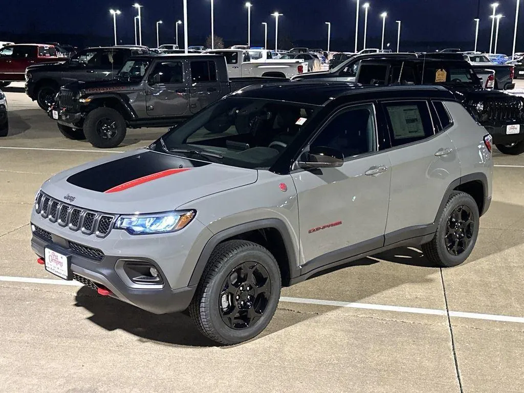 Gray 2024 Jeep Compass Trailhawk for sale in Boone, IA