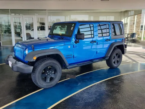 Blue 2015 Jeep Wrangler Unlimited Sport for sale in Boone, IA