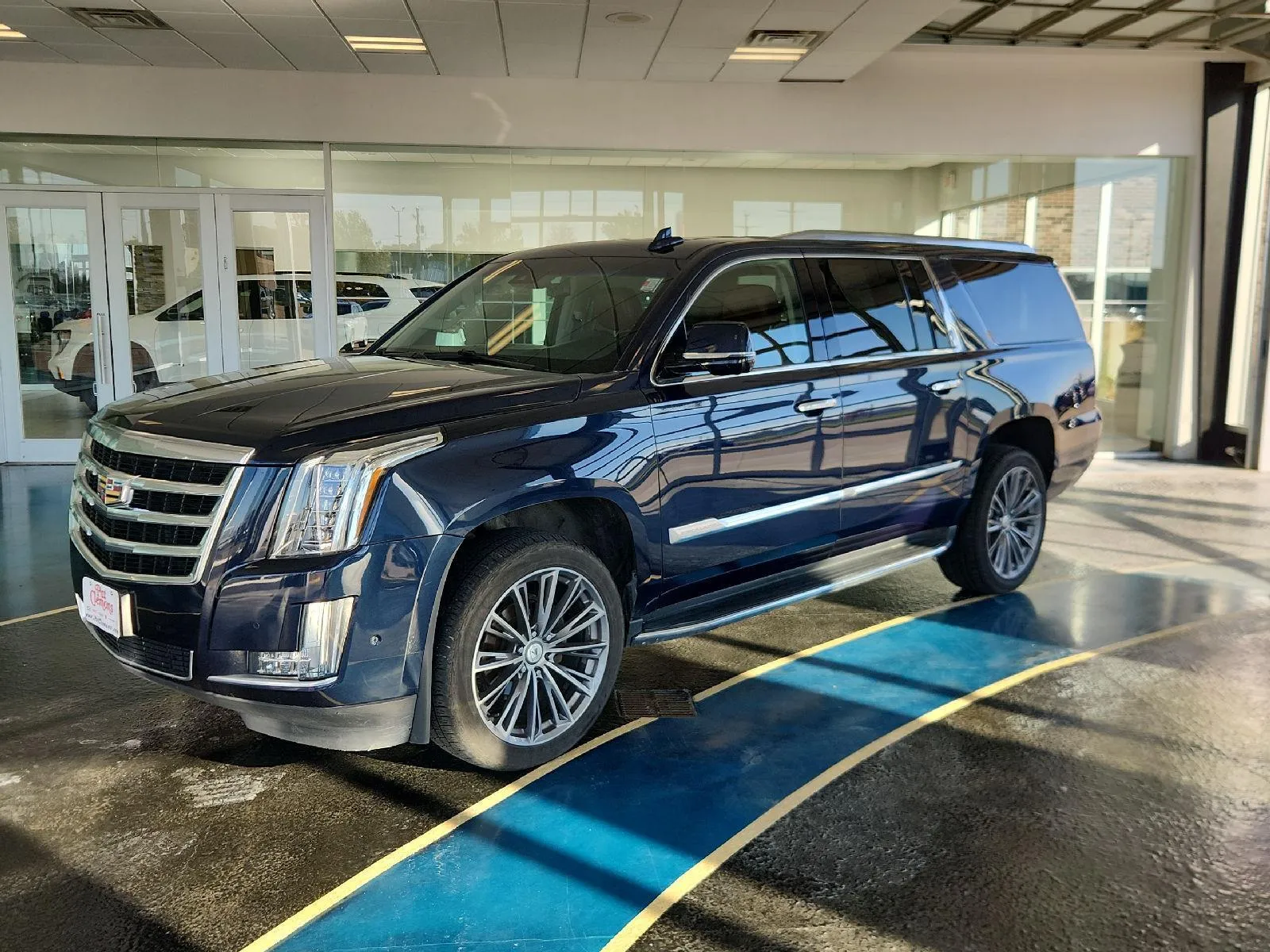 Blue 2018 Cadillac Escalade ESV Luxury for sale in Boone, IA