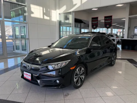 Black 2017 Honda Civic Sedan EX-L for sale in Lincoln, NE