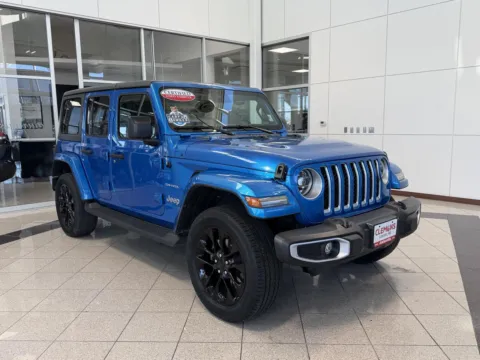 Photos of 2021 Jeep Wrangler 4xe Unlimited Sahara for sale in Lincoln, NE at Clemons Mitsubishi