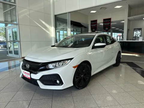 White 2019 Honda Civic Hatchback EX for sale in Lincoln, NE